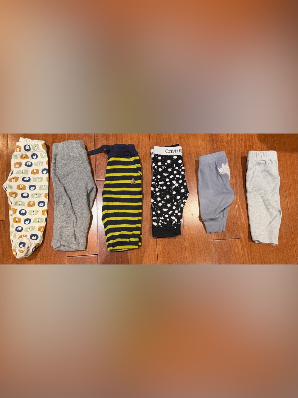 6 Calvin Klein and Gap Baby Pants Bundle size 0-3 months